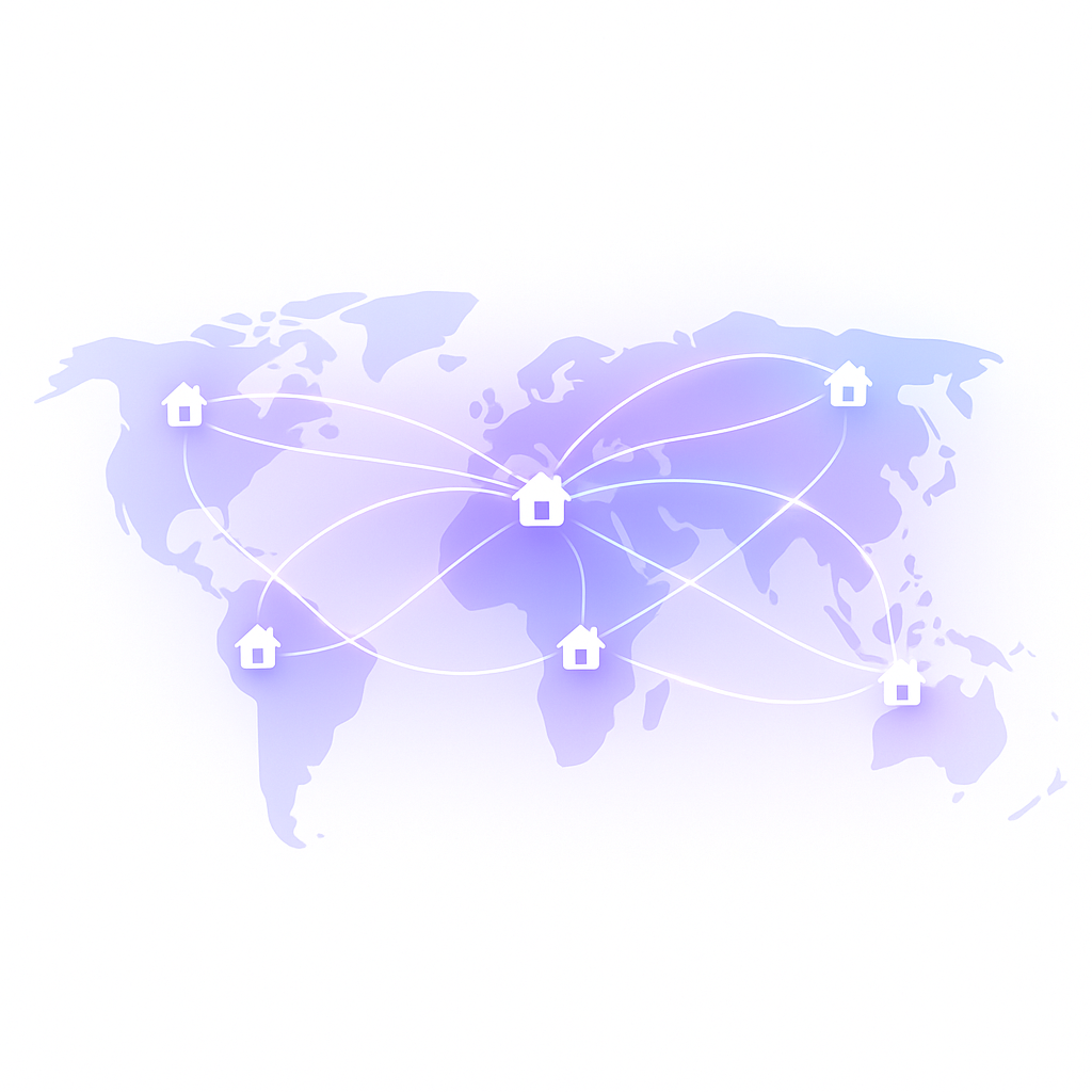 Global property management network